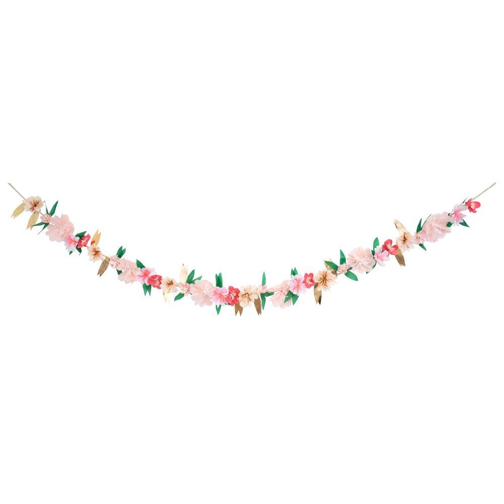 Meri Meri Party Rose Blossom Garland - bubblegum market