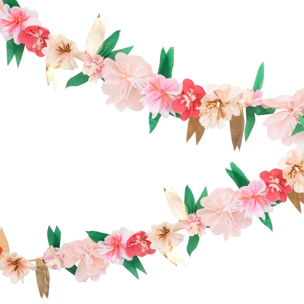 Meri Meri Party Rose Blossom Garland - bubblegum market