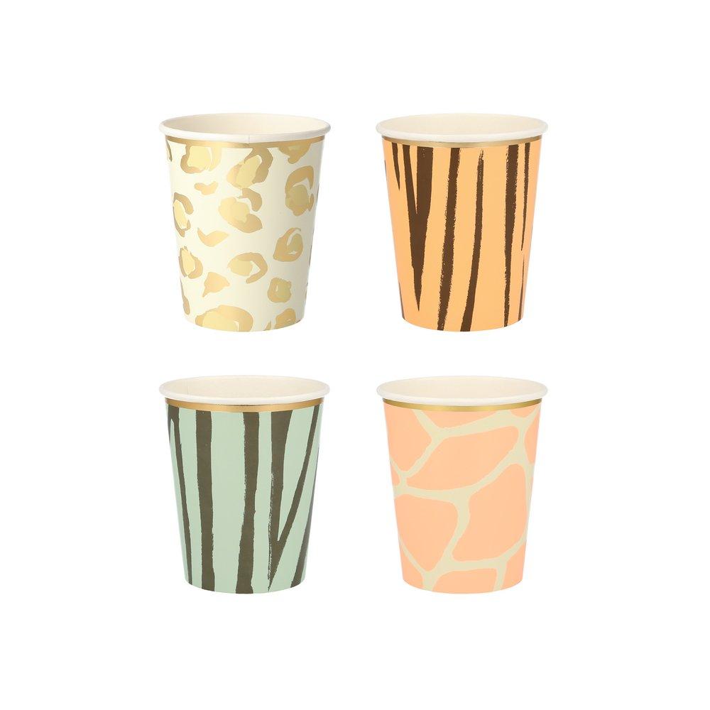 Meri Meri Party Safari Animal Print Cups - bubblegum market