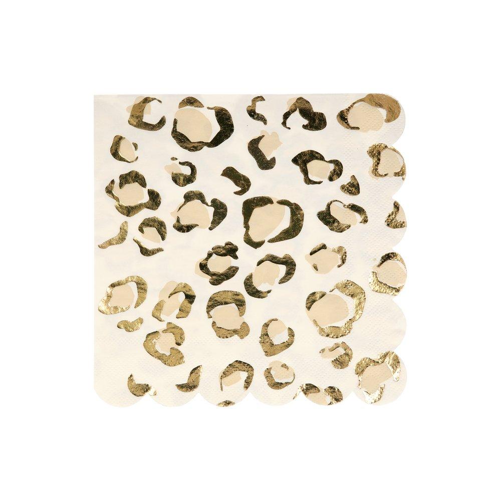 Meri Meri Party Safari Animal Print Large Napkins - bubblegum market
