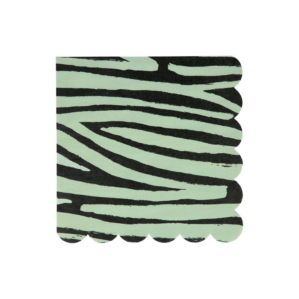 Meri Meri Party Safari Animal Print Large Napkins - bubblegum market