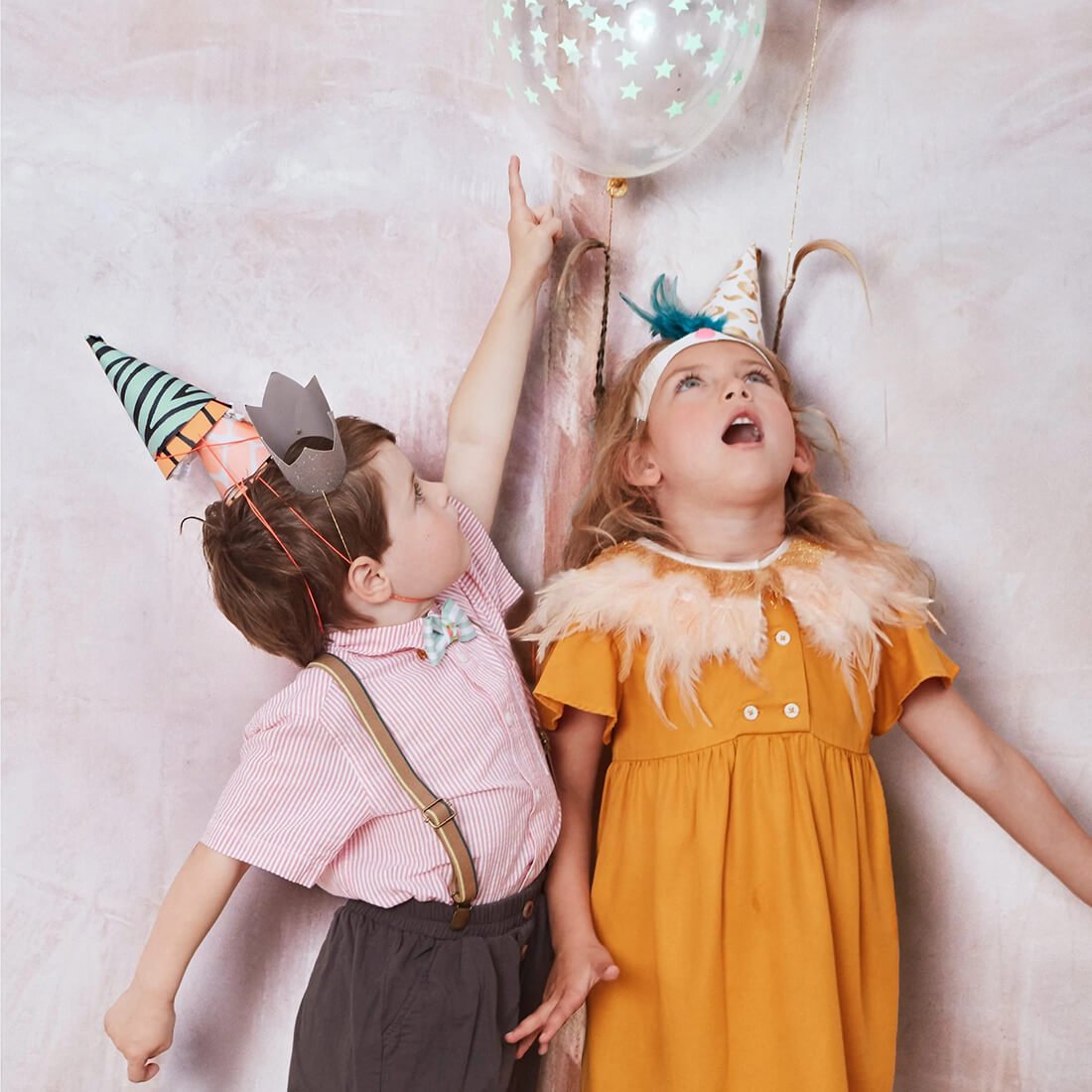 Meri Meri Party Safari Animal Print Party Hats - bubblegum market