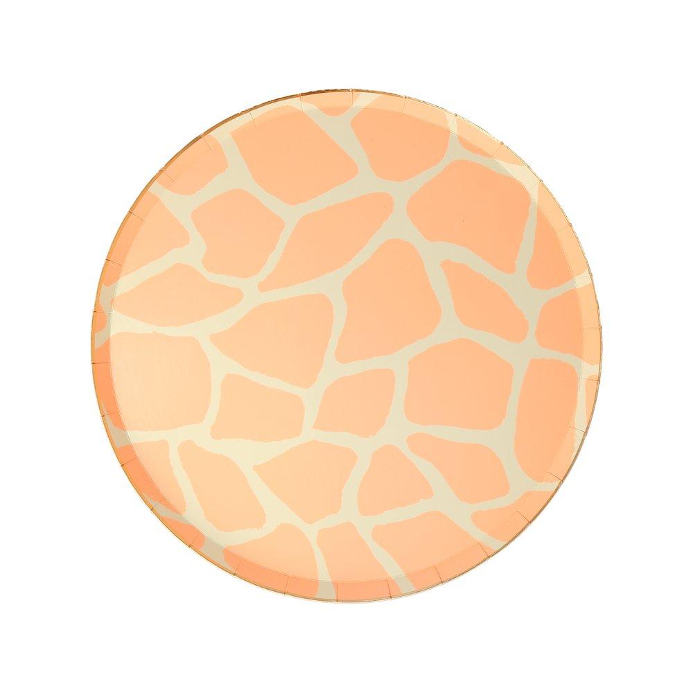 Meri Meri Party Safari Animal Print Side Plates 8.5" - bubblegum market