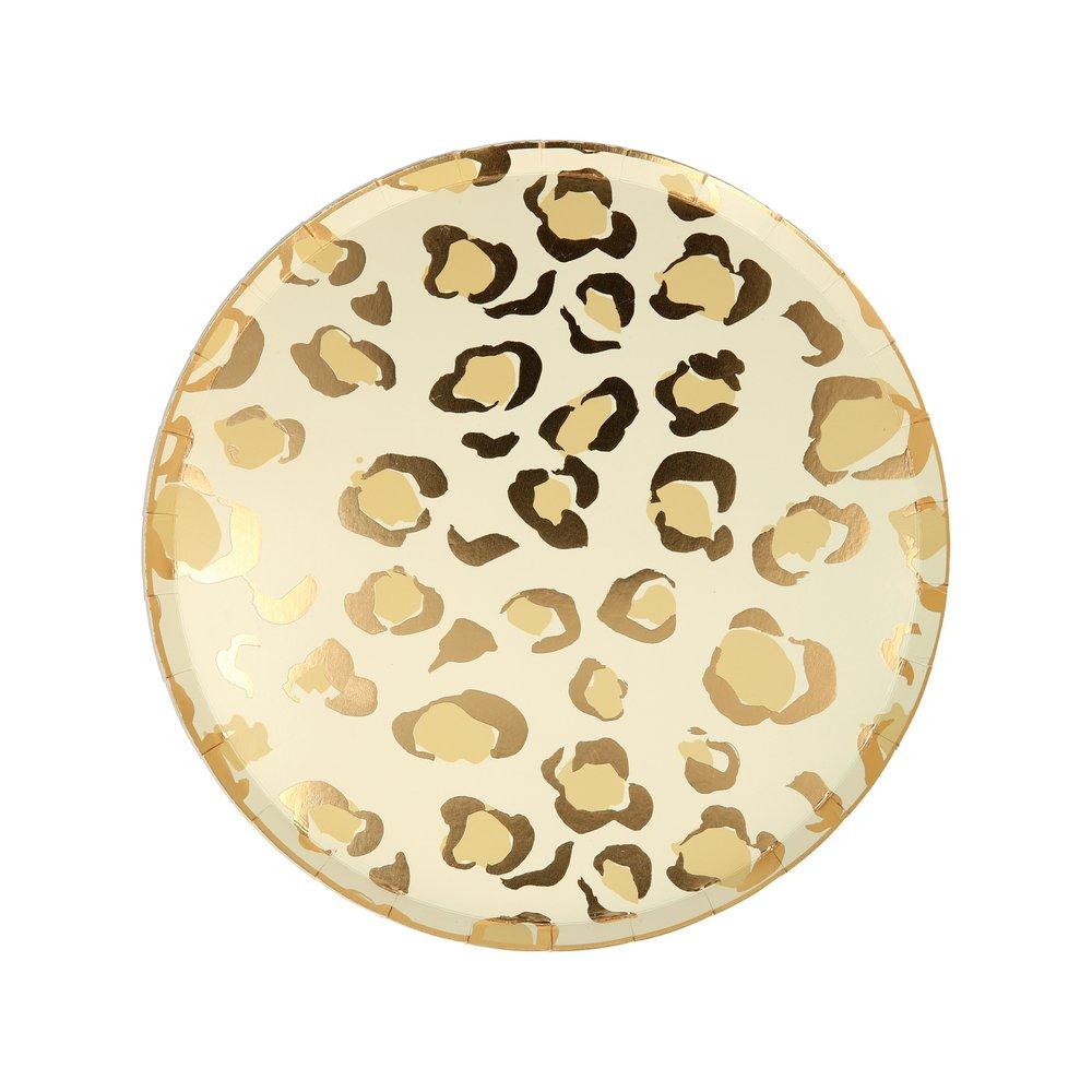 Meri Meri Party Safari Animal Print Side Plates 8.5" - bubblegum market