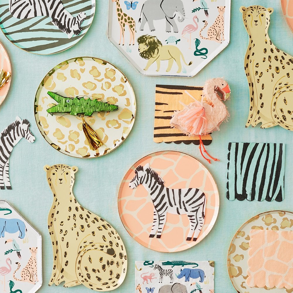 Meri Meri Party Safari Animal Print Small Napkins - bubblegum market