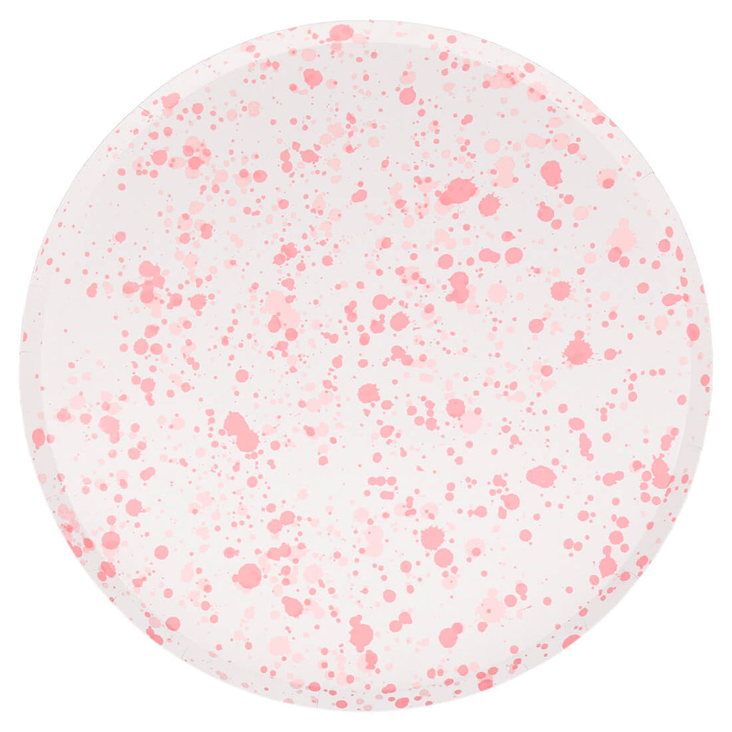 meri-meri-party-paint-splatter-speckled-paint-splatter-dinner-plates-blush-pink-coral-rose