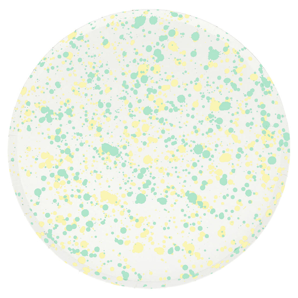    meri-meri-party-speckled-paint-splatter-dinner-plates-yellow-green
