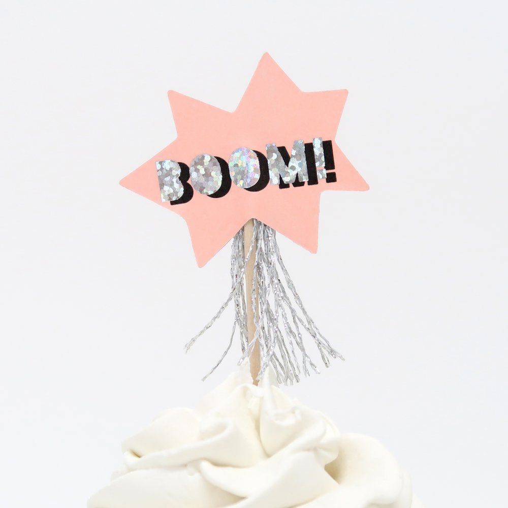 Meri Meri Party Superheros Cupcake Kit - bubblegum market