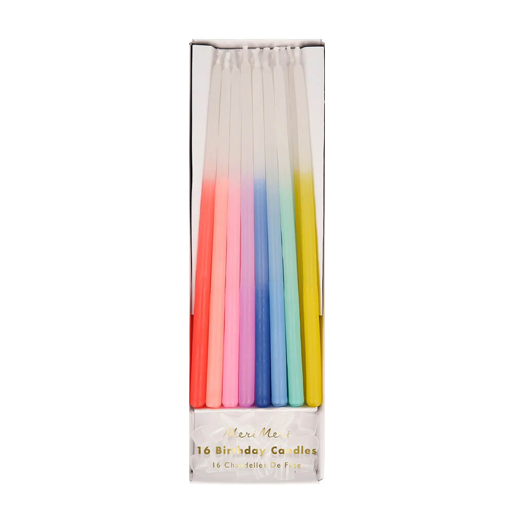 Meri Meri Party Tapered Rainbow Candles - bubblegum market