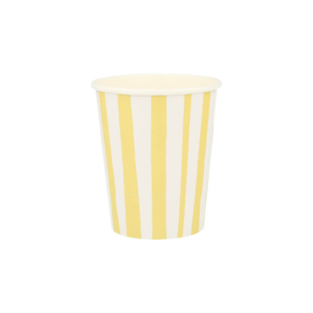 Meri Meri Party Yellow Stripe Cups - bubblegum market