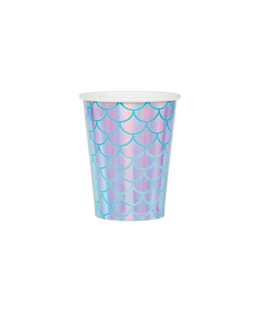 Mermaid Scales Iridescent Party Cups - bubblegum market