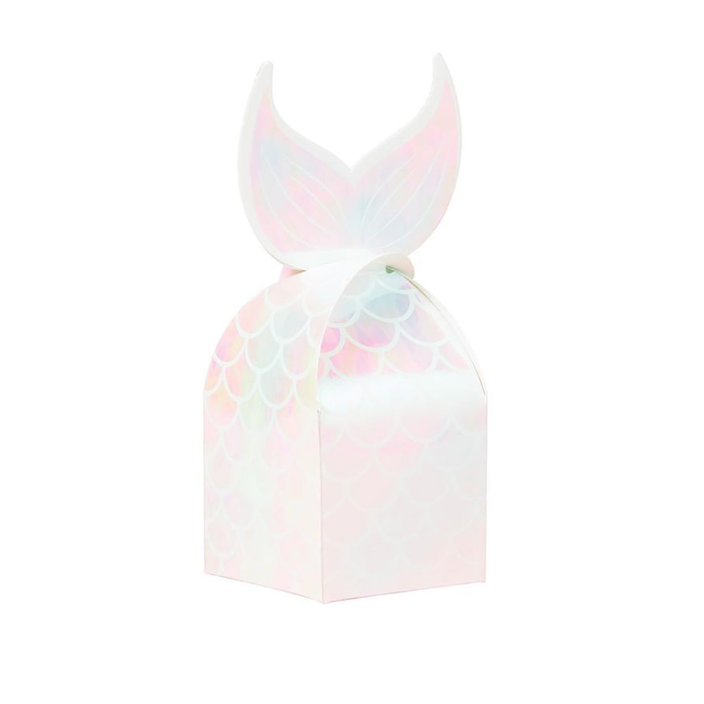 Iridescent Mermaid Tail Favor Boxes (8ct)