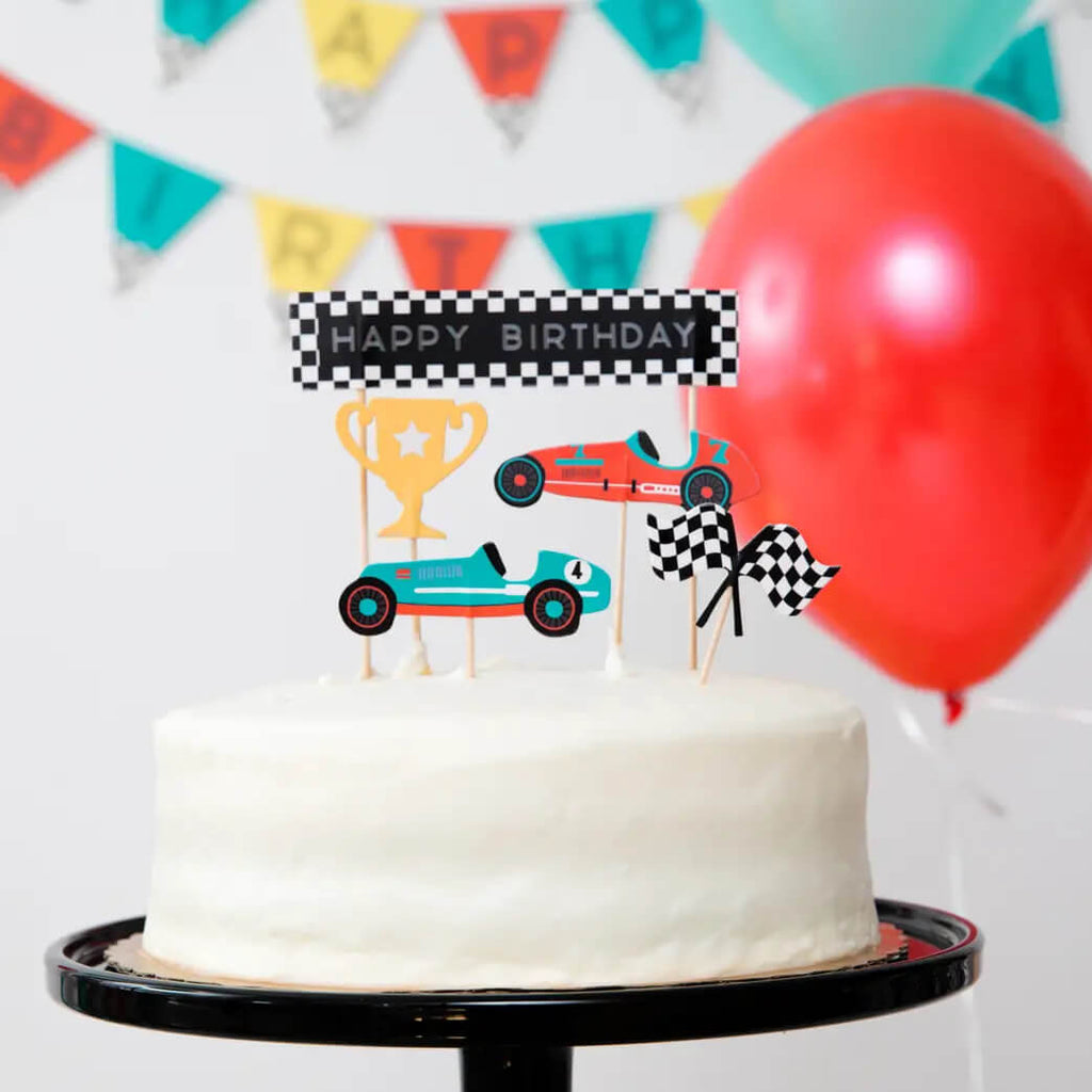 merrilulu-vintage-race-car-birthday-party-decoration-kit-cake-topper