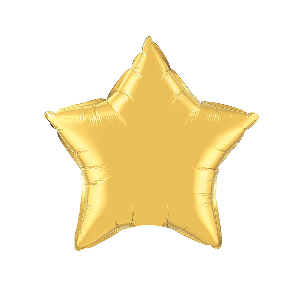 Metallic Gold Star Foil Balloon 20" - bubblegum market