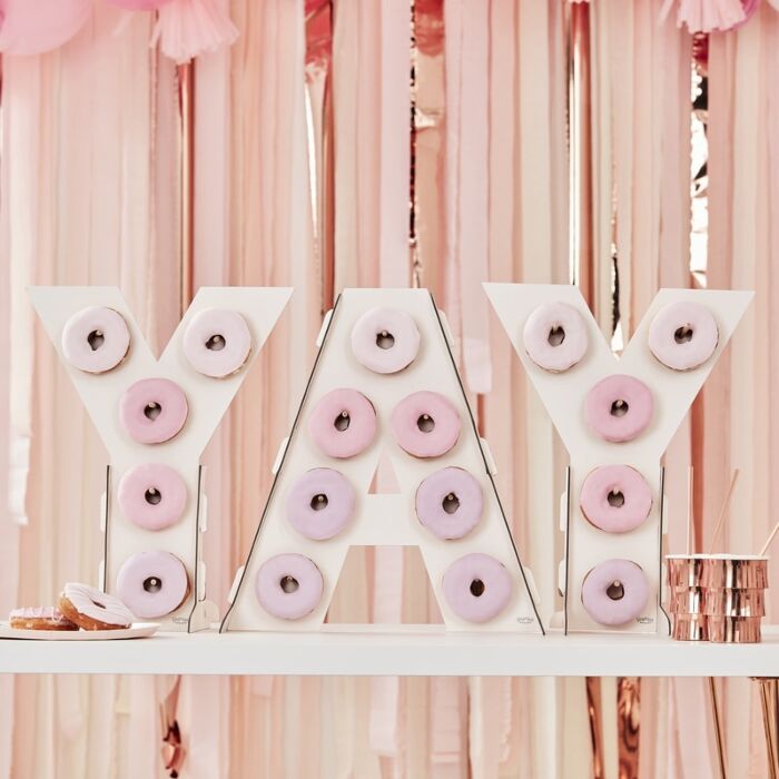 YAY Pink Donut Wall Stand