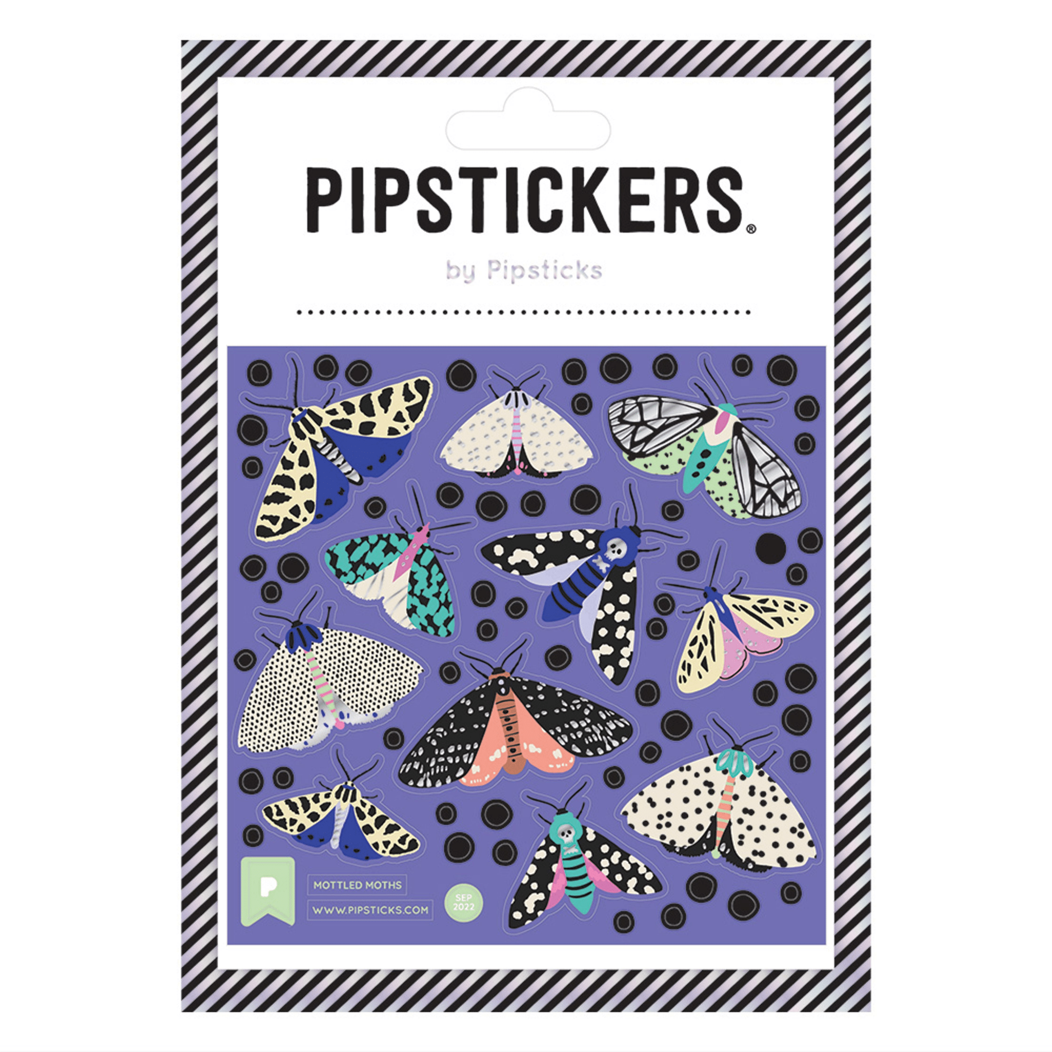 Mottled Moths Stickers - bubblegum market