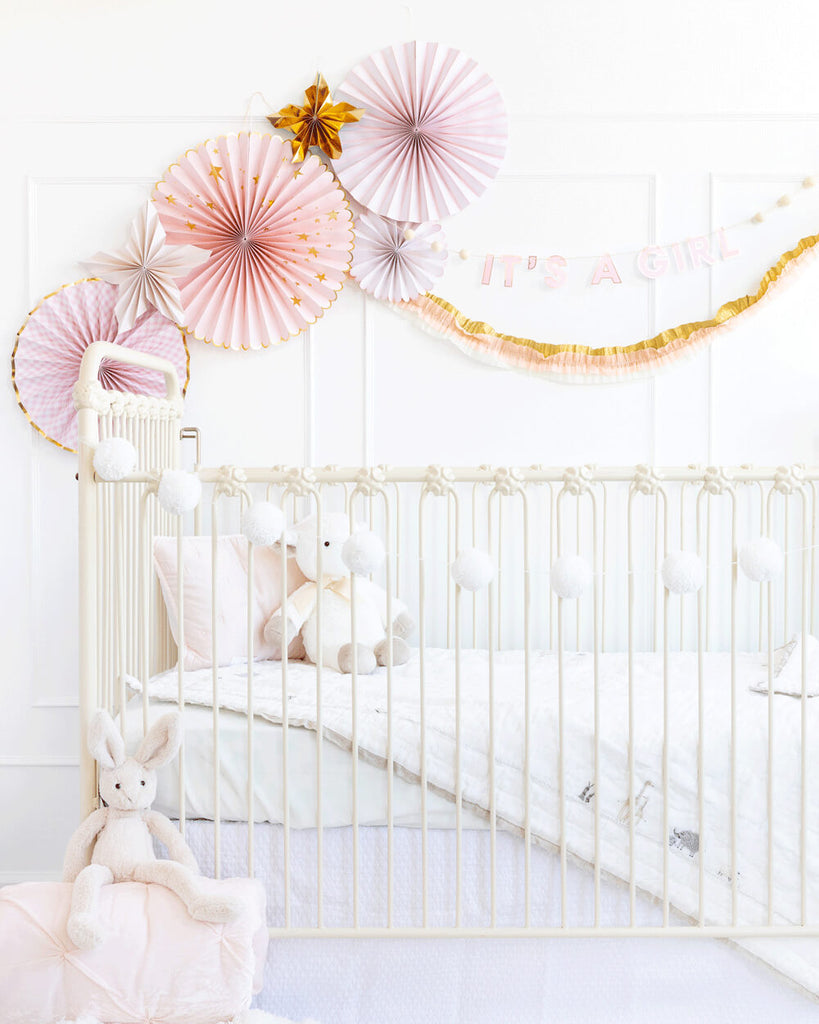 my-minds-eye-baby-shower-pink-decorative-fans-styled-in-nursery