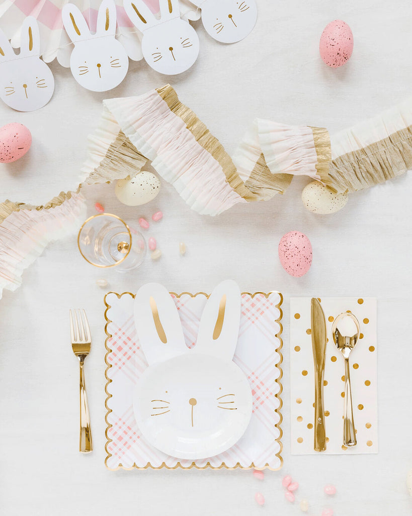 my-minds-eye-bunny-paper-plates-pink-plaid-plates-easter-table