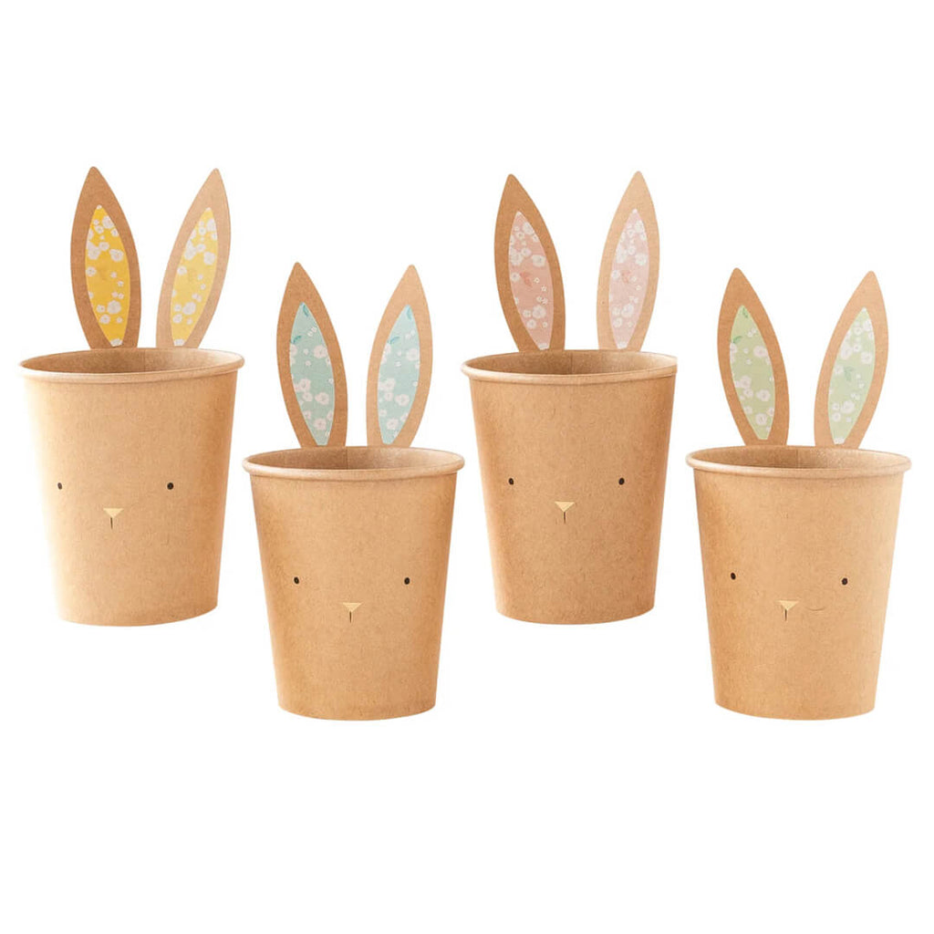 my-minds-eye-kraft-paper-easter-bunny-cups-pink-yellow-blue-green-patterned-ears