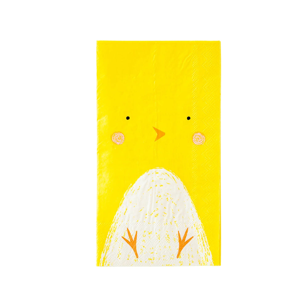 my-minds-eye-minimalist-bright-yellow-spring-chick-napkins