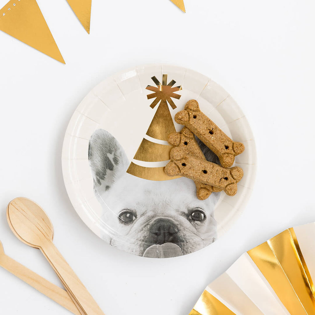 my-minds-eye-party-animals-dog-paper-plates-7-inches-gold-hat-styled