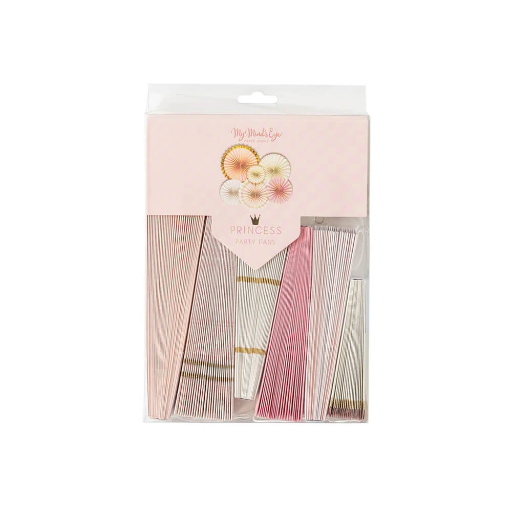 my-minds-eye-pink-gold-princess-party-fans-packaged