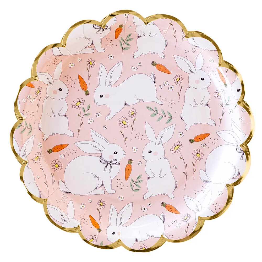 my-minds-eye-scattered-bunny-carrot-pink-scalloped-easter-plates