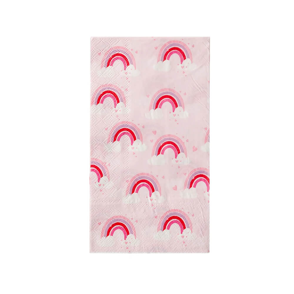 my-minds-eye-valentines-day-pink-rainbows-guest-towel-napkins-pink-purple-red