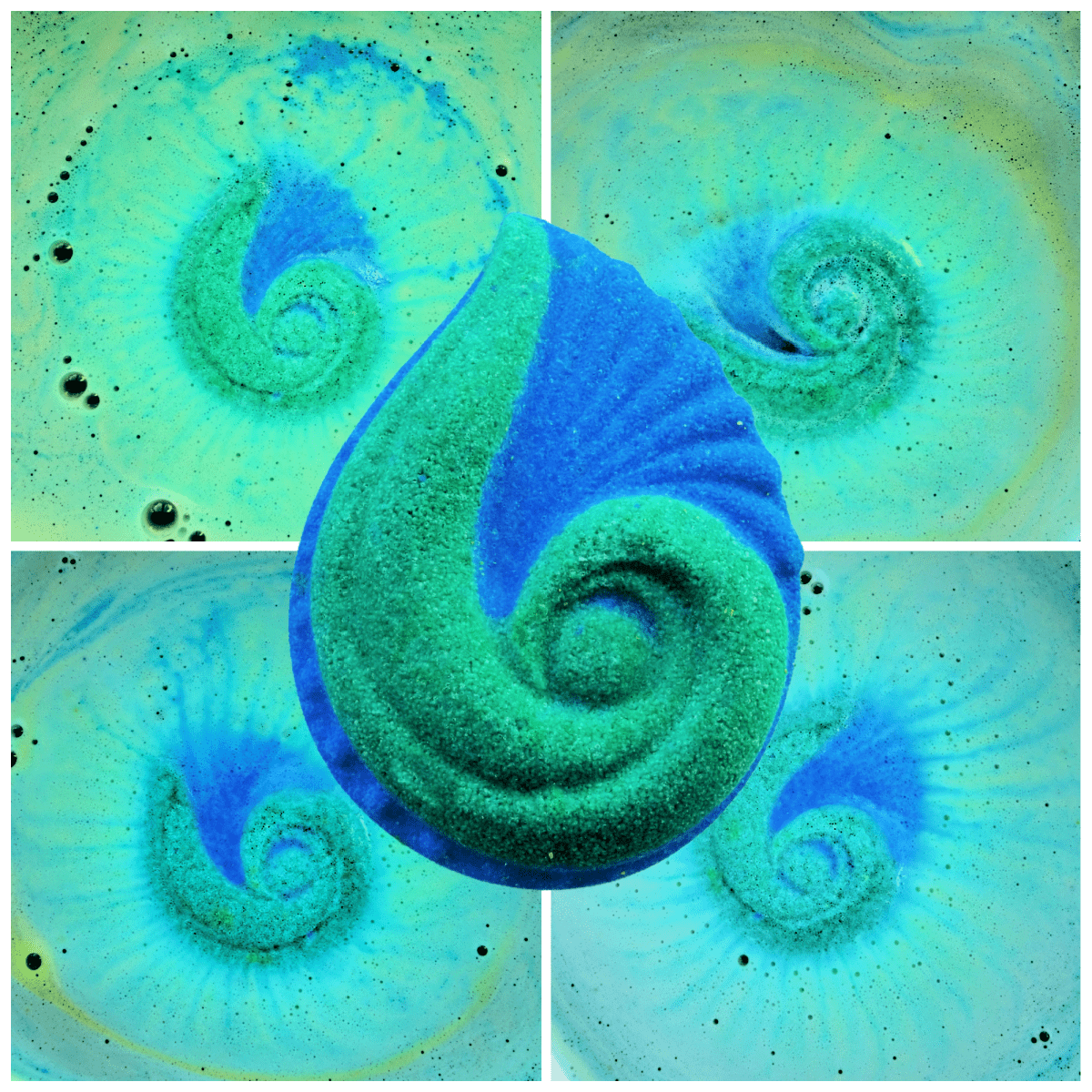 Nautilus Colour Streaming Fizzy Bath Bomb VEGAN - bubblegum market