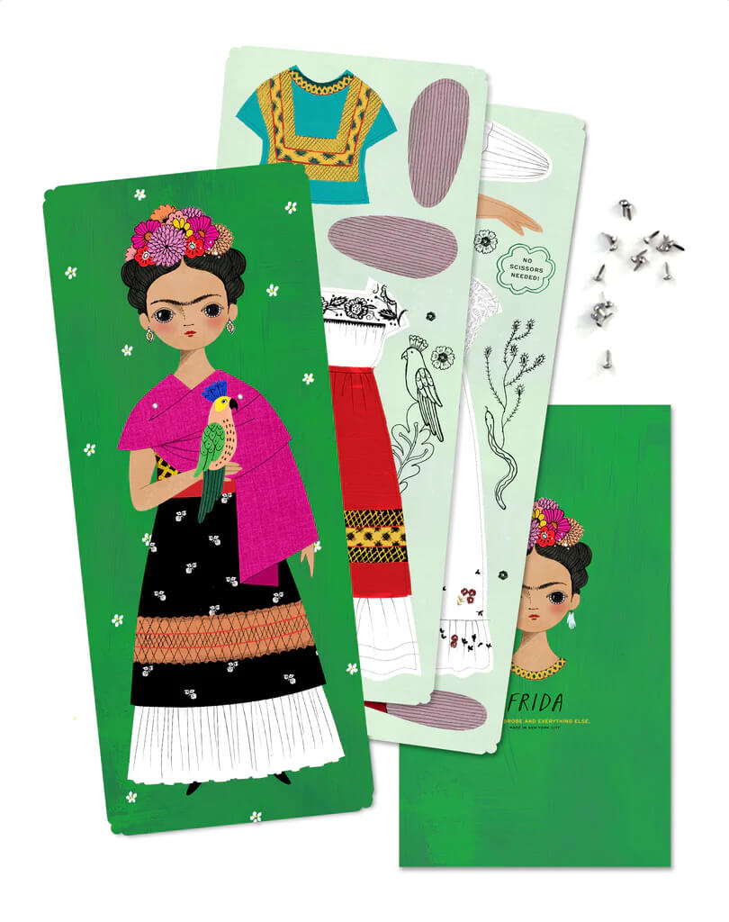 of-unusual-kind-frida-paper-doll-kit-pages