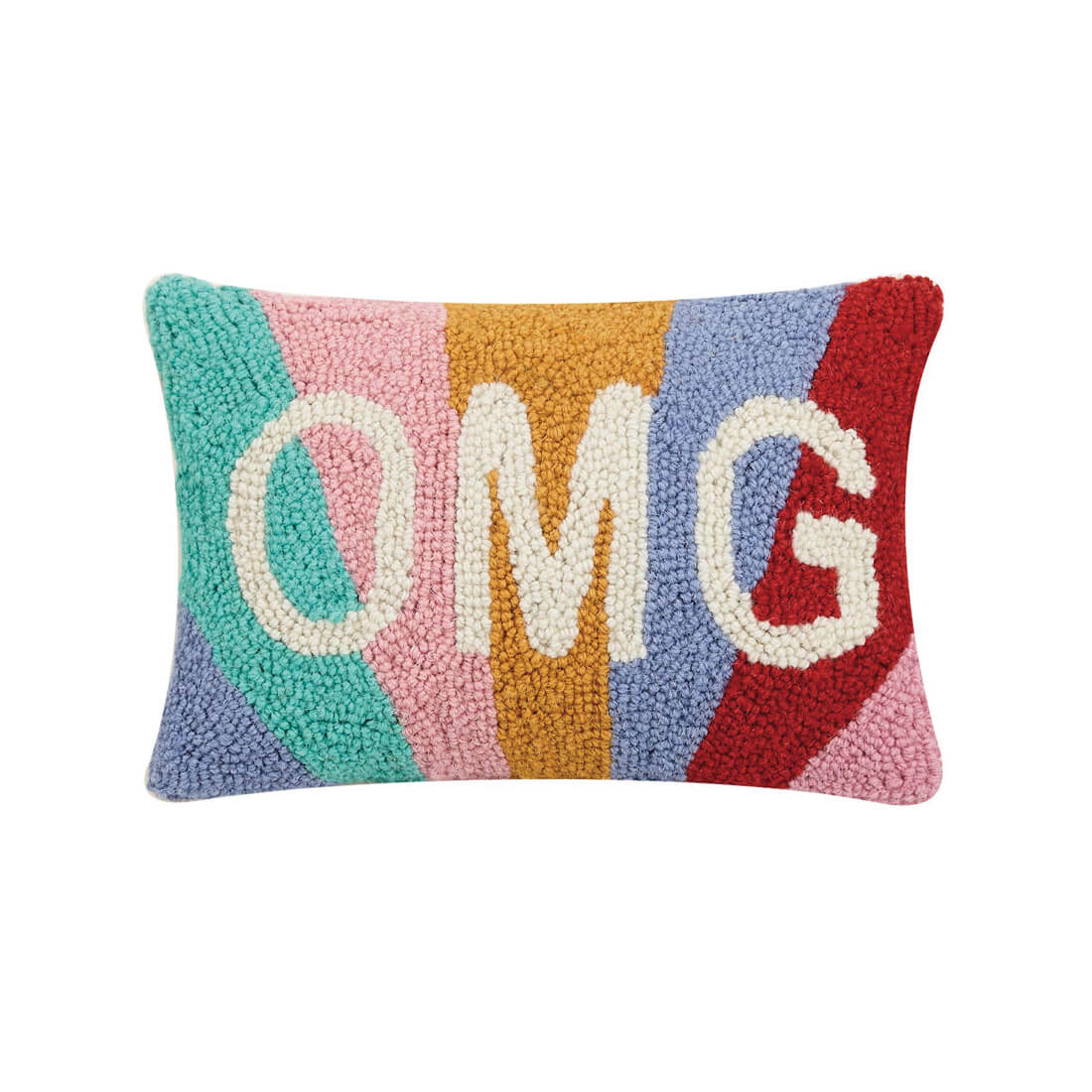 OMG Rainbow Hook Pillow - bubblegum market