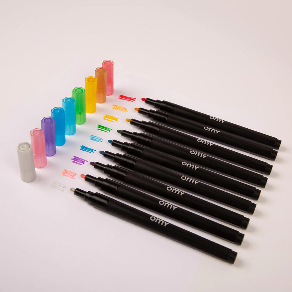 omy-glitter-markers-set-9-color-range