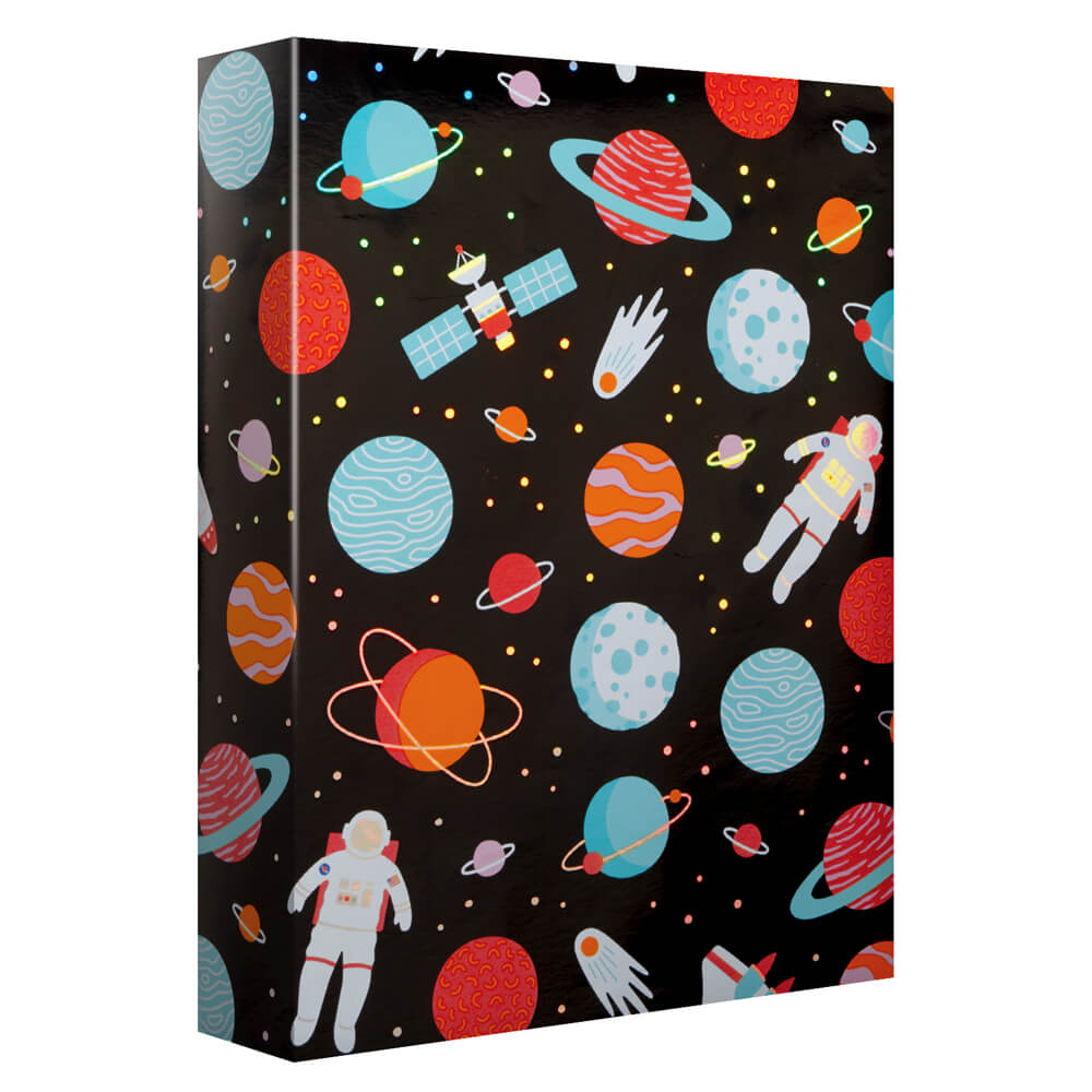 outer-space-adventure-party-gift-wrap-planets-comets-rockets-astronauts-wrapping-paper