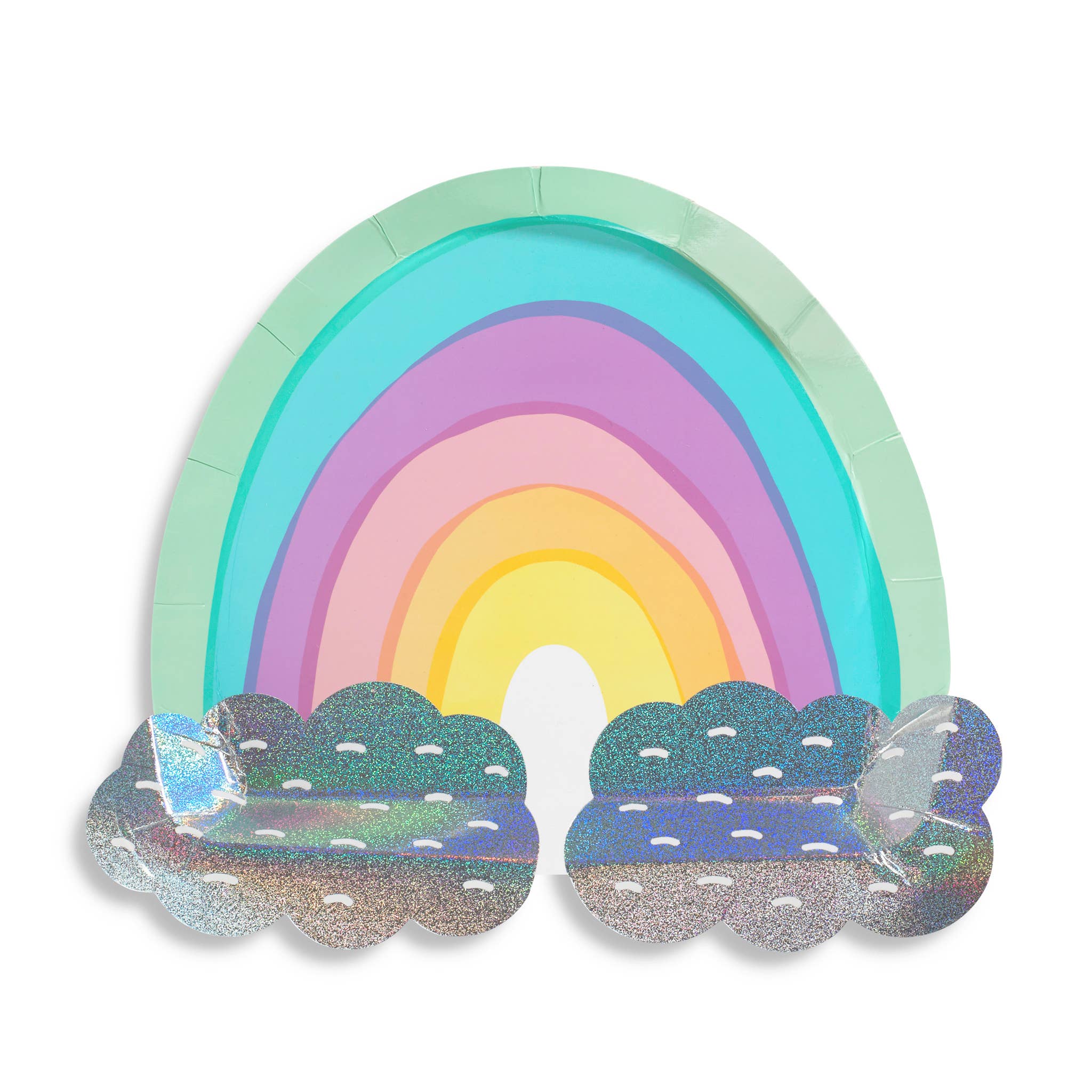 Over the Rainbow Party Plates 9" - bubblegum market