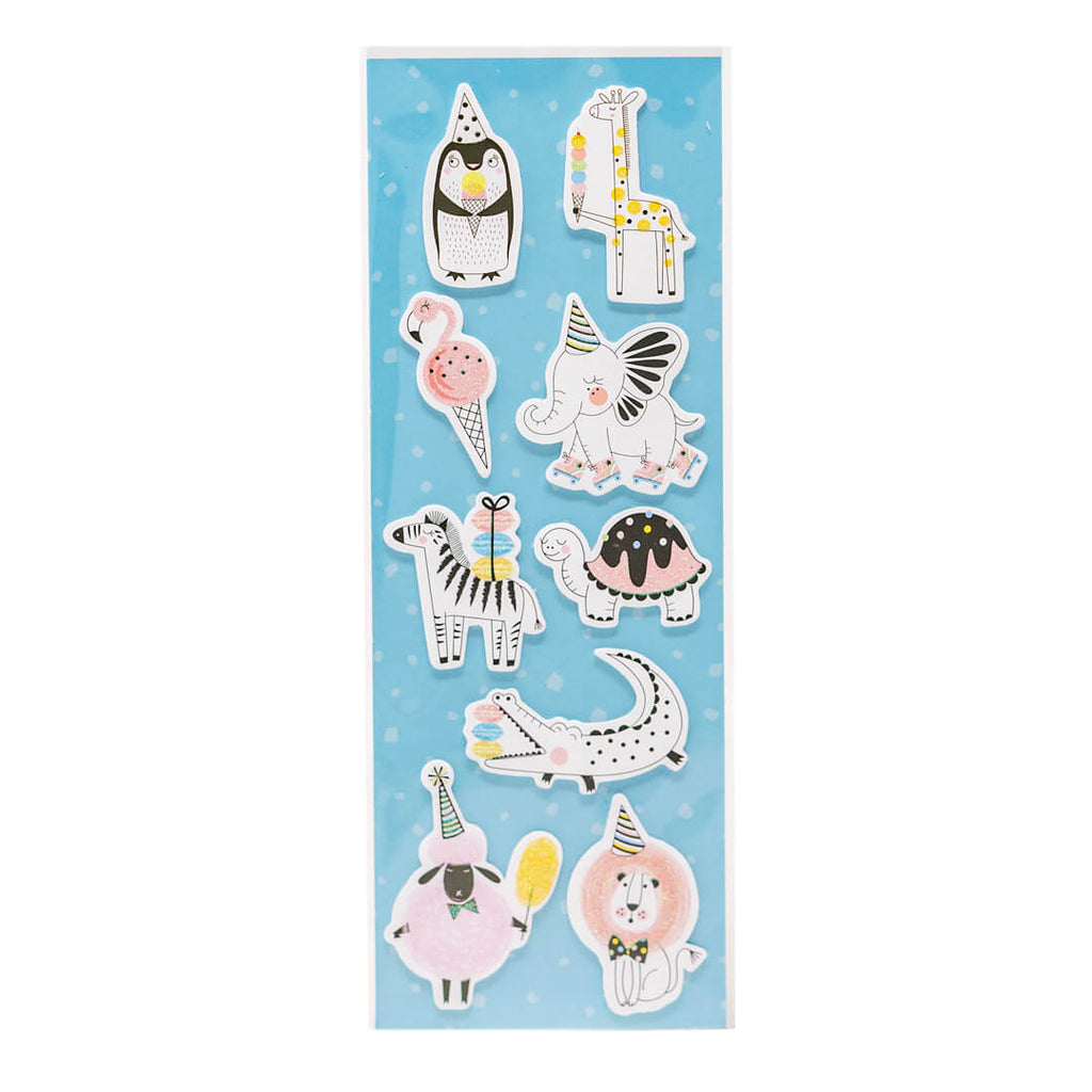 party-animals-decorative-stickers