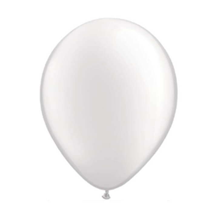 Pearl White Latex Balloon - bubblegum market