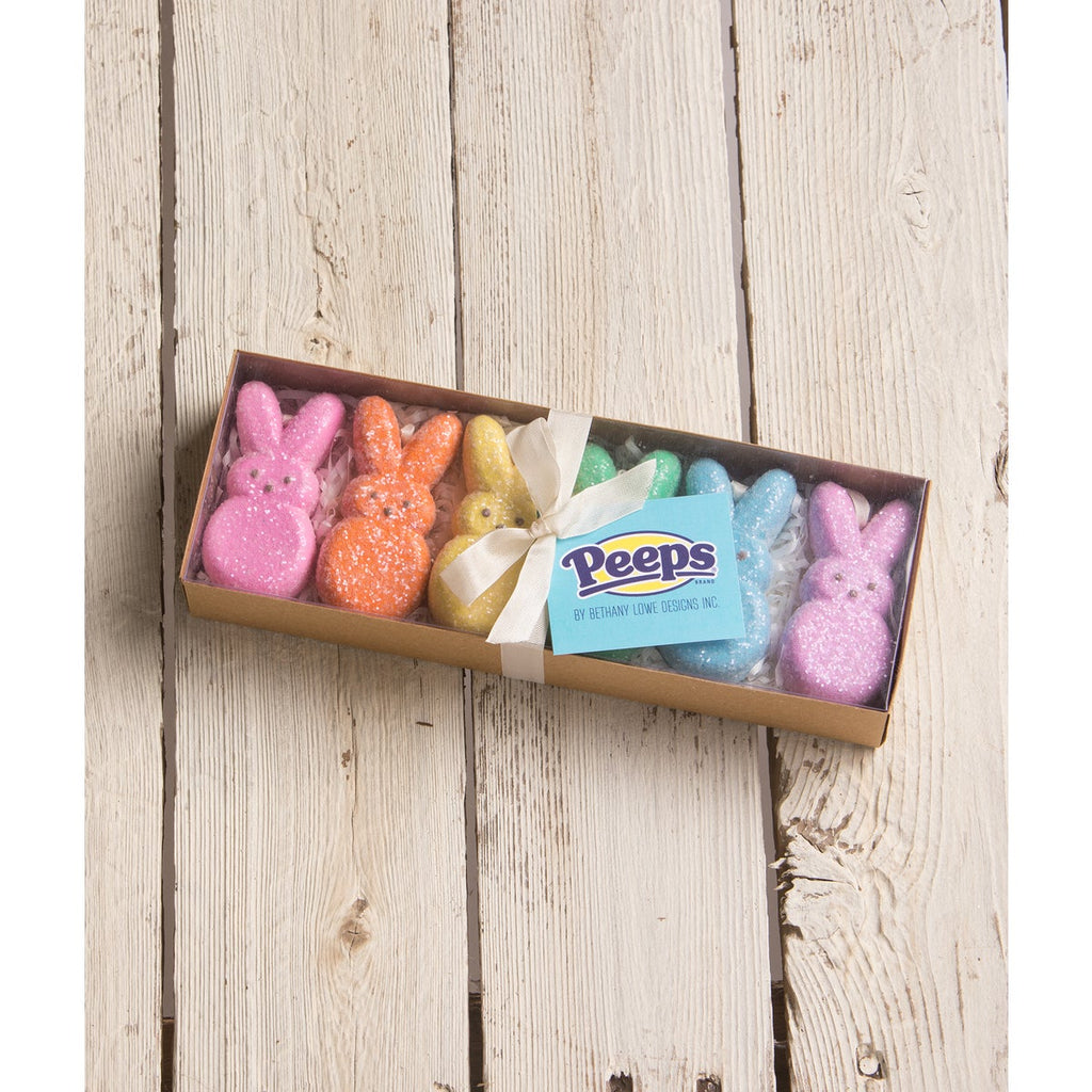 peeps-rainbow-bunny-ornaments-set-of-6-bethany-lowe-easter-decor-gift-box-package