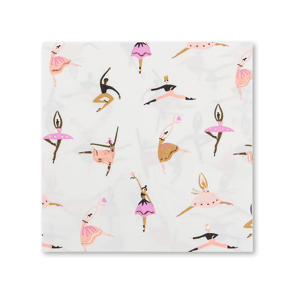 Pirouette Large Ballerina Napkins - bubblegum market