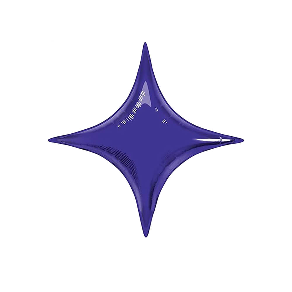 Purple Quartz Star Point Foil Balloon 20" - bubblegum market