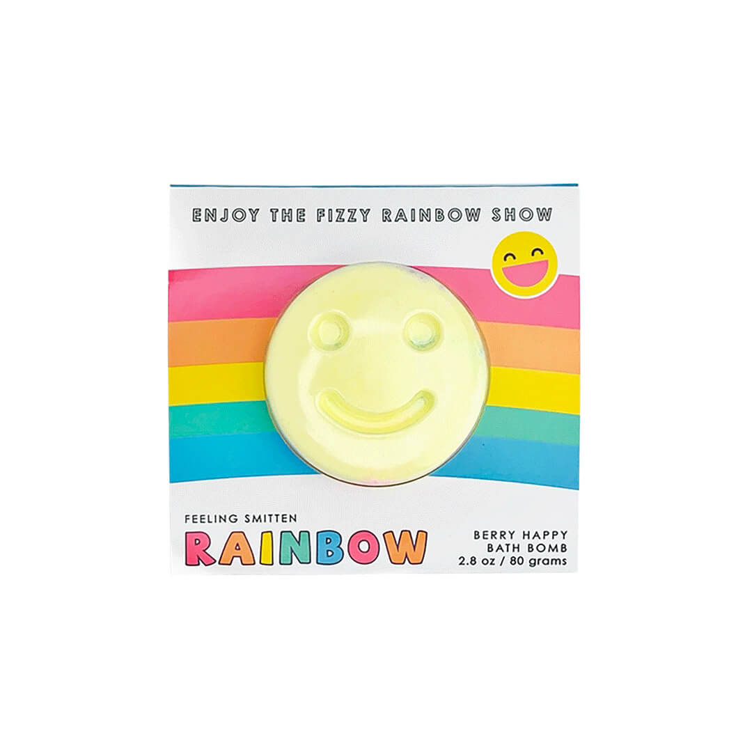 Rainbow Happy Face Bath Bomb - bubblegum market