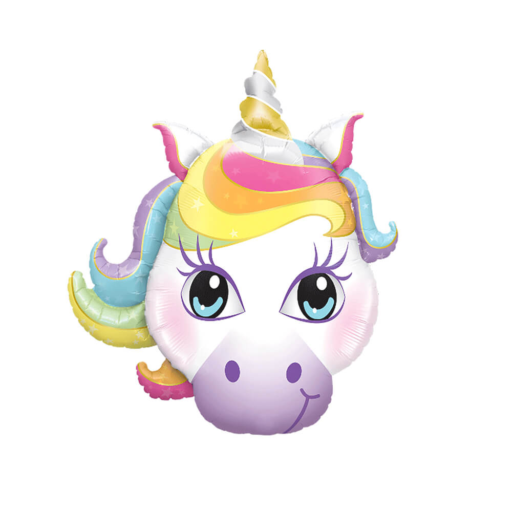 Rainbow Magical Unicorn Foil Balloon 38" - bubblegum market