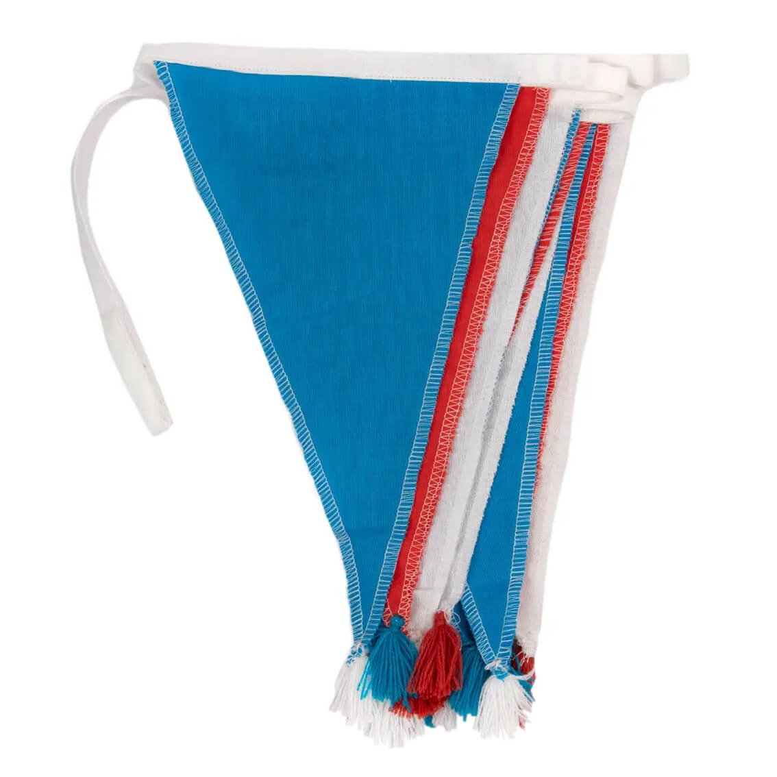 Red, White and Blue Fabric Bunting - bubblegum market