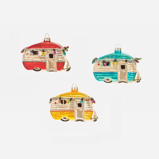 Retro Trailer Ornament 3" - bubblegum market