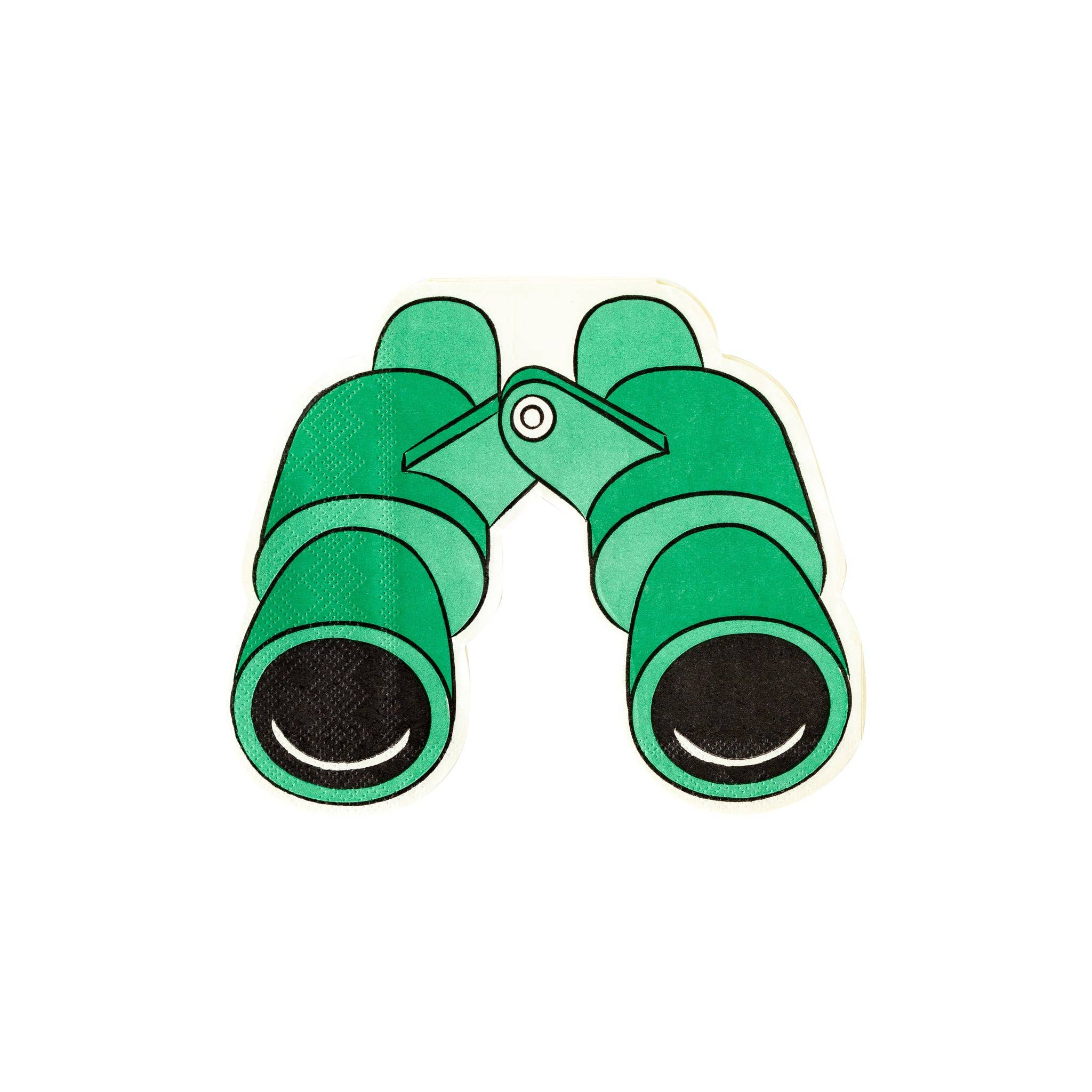 Safari Binoculars - Shaped Paper Napkins - bubblegum market