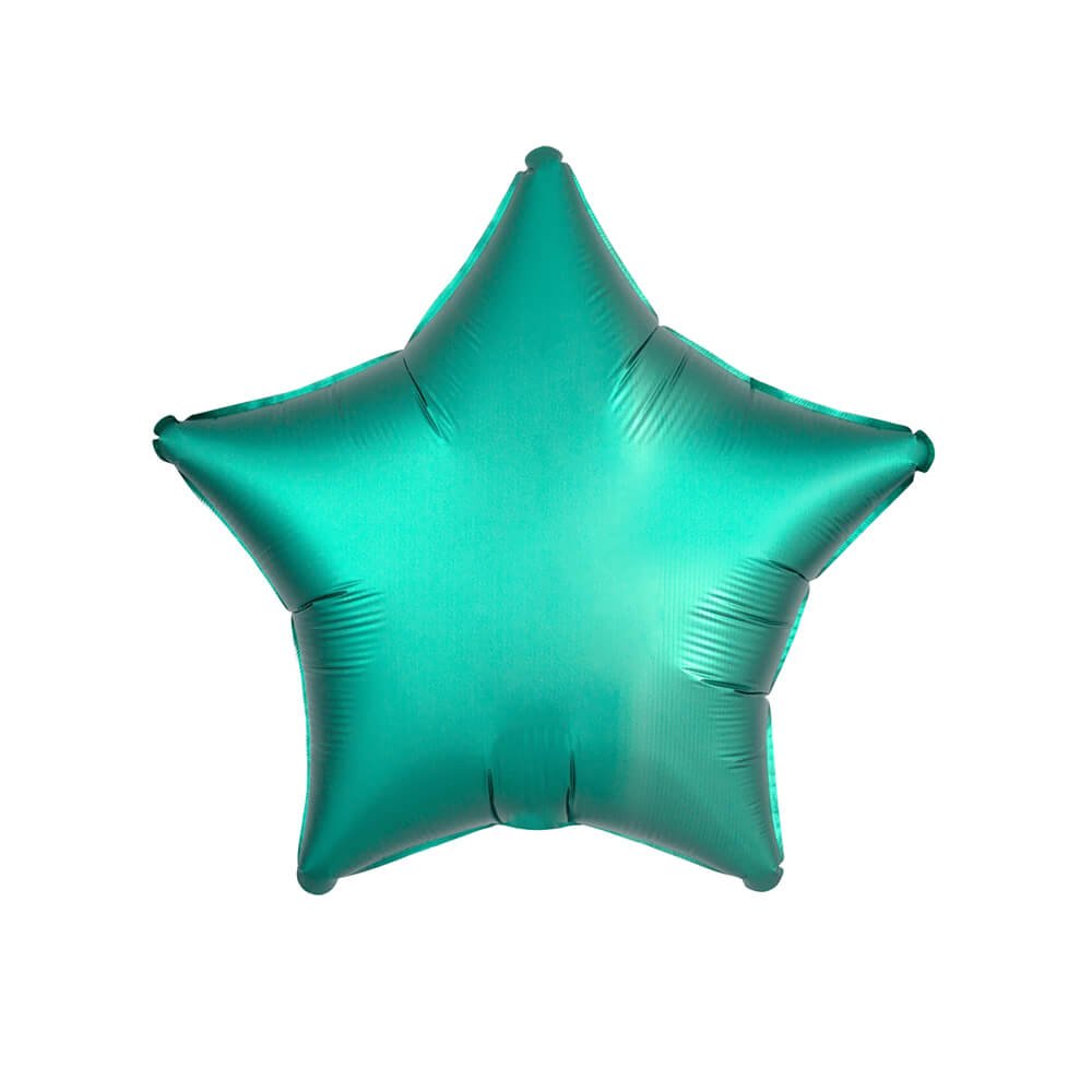 Satin Luxe Jade Star Foil Balloon 18" - bubblegum market