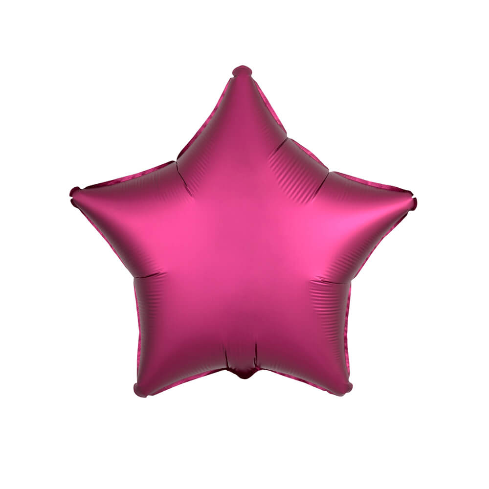 Satin Luxe Pomegranate Star Foil Balloon 18" - bubblegum market