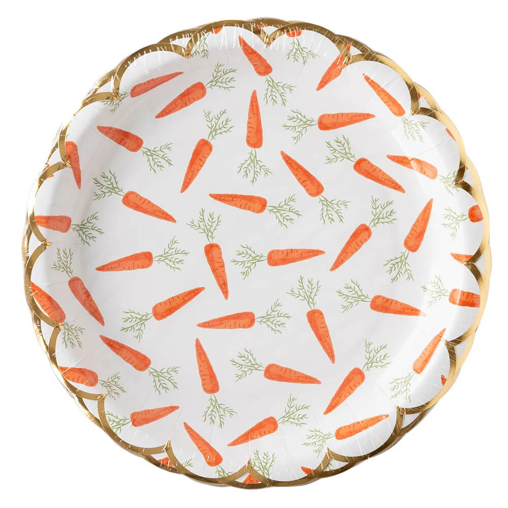 Scattered Carrots Plates 9" - bubblegum market
