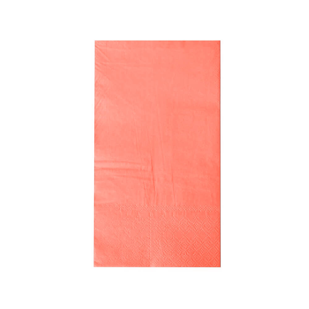 shades-collection-tart-guest-towel-napkins-jollity-co-party-neon-coral-orange
