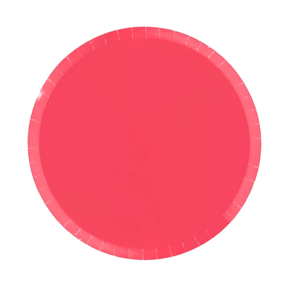 shades-collection-watermelon-pink-dessert-paper-plates-coral-party