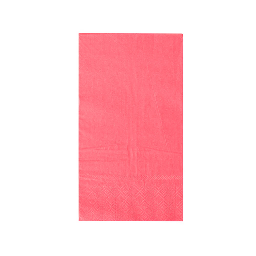 shades-collection-watermelon-pink-guest-towel-napkins-jollity-co-party-coral